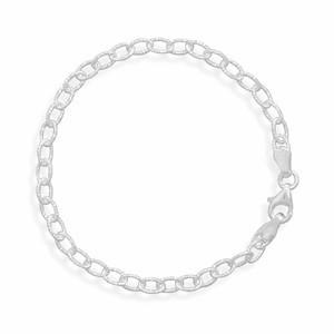 Oval Diamond Cut Link Chain