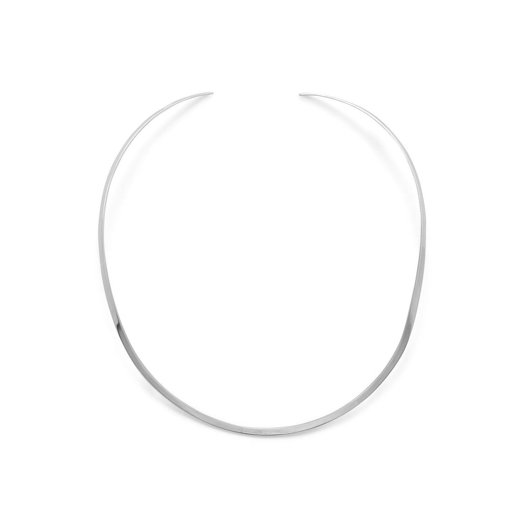 3.5mm Polished Open Back Collar