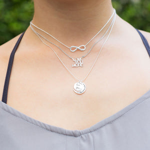 16"+1"+1" "Infinite Love" Infinity Necklace