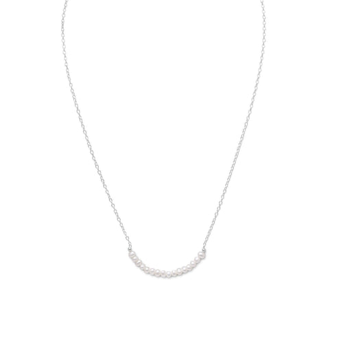 Cultured Freshwater Pearl Necklace - June Birthstone