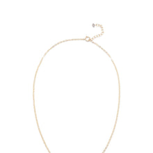 14/20 Gold Filled Labradorite Ellipse and CZ Edge Slide Necklace