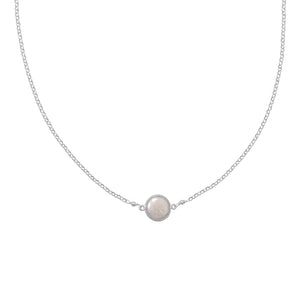 Sweet Simplicity! Cultured Freshwater Coin Pearl Necklace