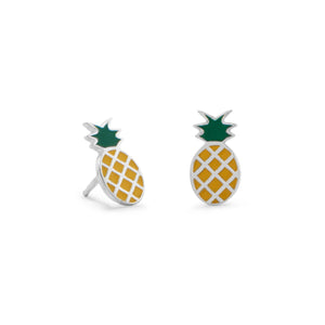 Pineapple Polished Earrings