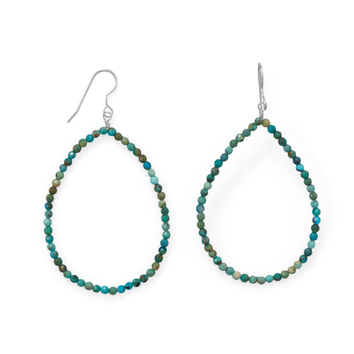 Ooh La La! Natural Turquoise Statement  Earrings