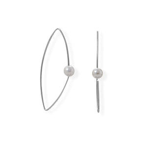 Imitation Pearl Illusion Wire Earring