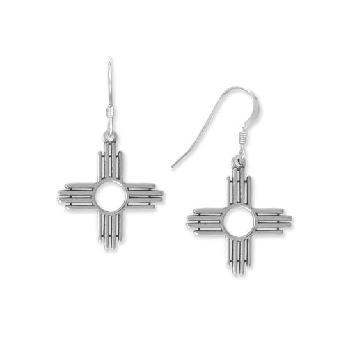 Zia Symbol French Wire Earrings