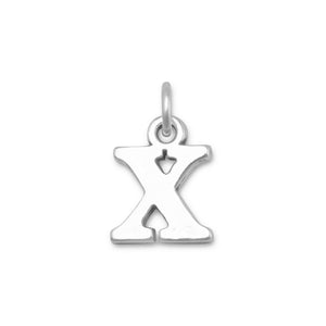 Oxidized "X" Charm