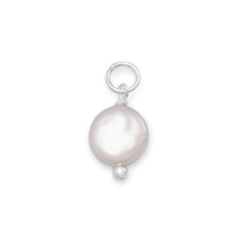 Cultured Freshwater Coin Pearl Charm - June Birthstone