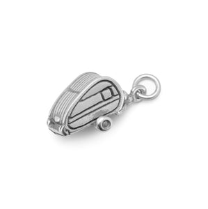 Oxidized Camper Charm