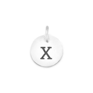 Oxidized Initial "X" Charm