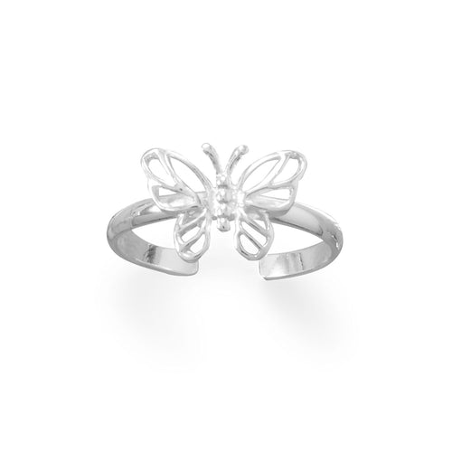 Pretty Butterfly Toe Ring