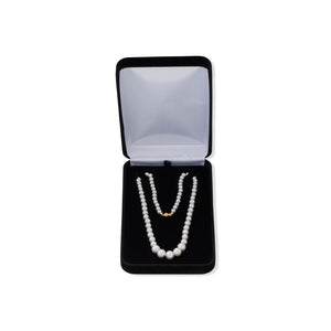 19" Graduated Near Round Cultured Freshwater Pearl Necklace